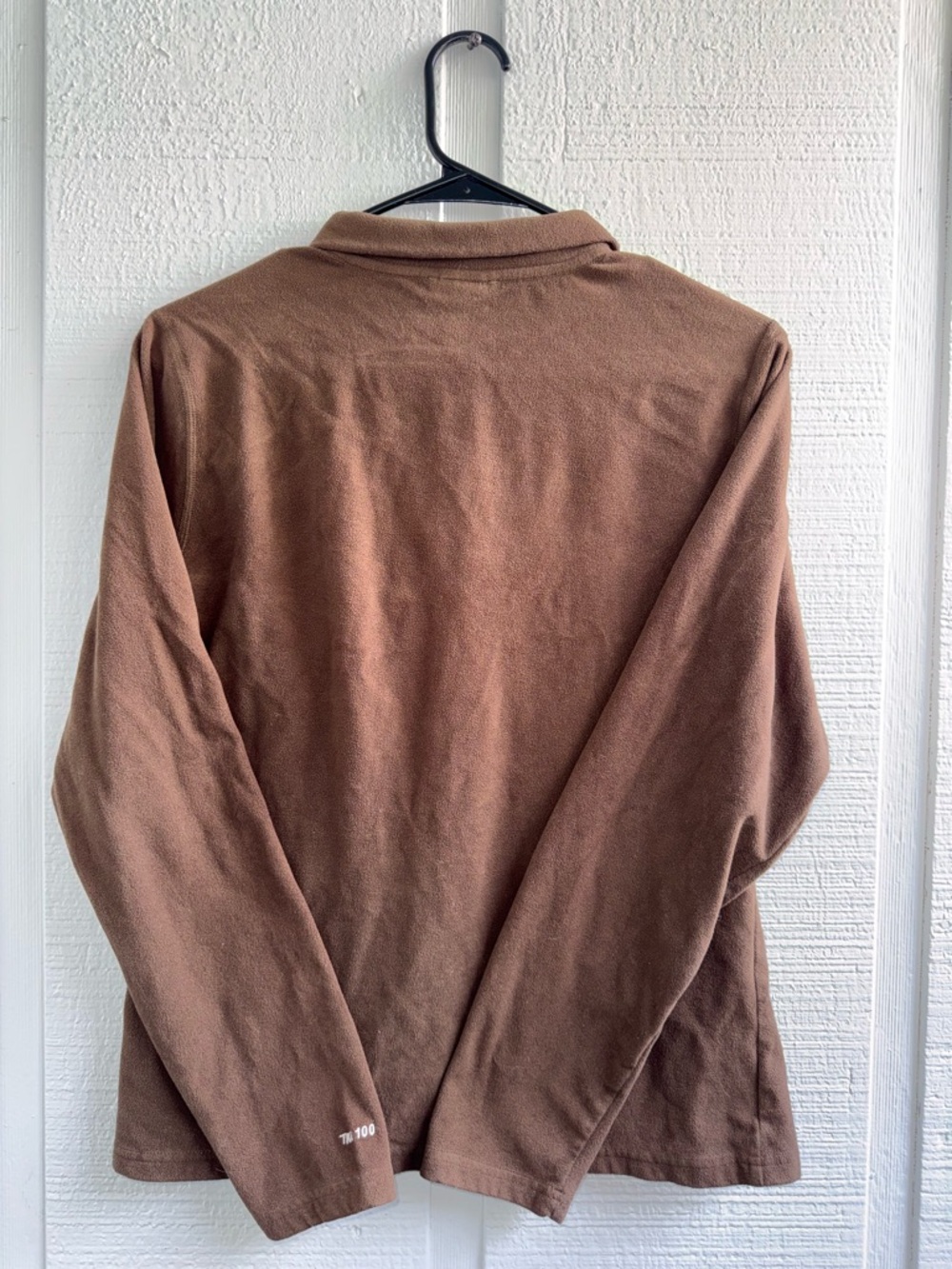 Vintage The North Face Fleece Jacket Women TKA 100 Brown Ax3 Size Large - Picture 8 of 9